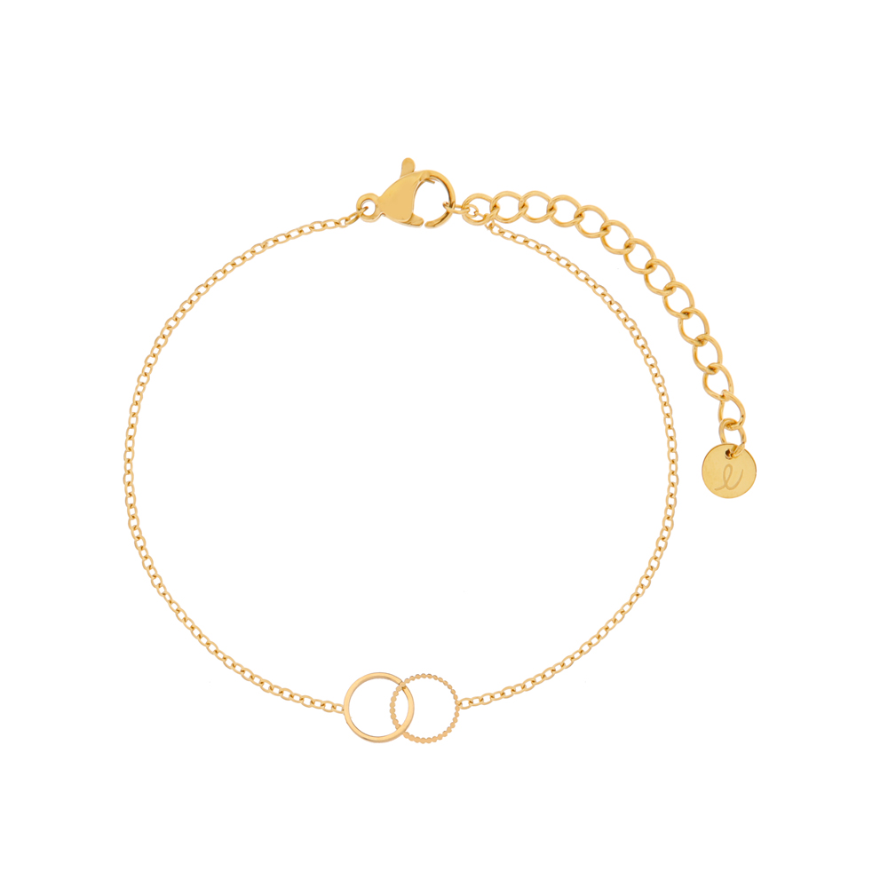 Bracelet share rounds gold Bracelet share rounds gold