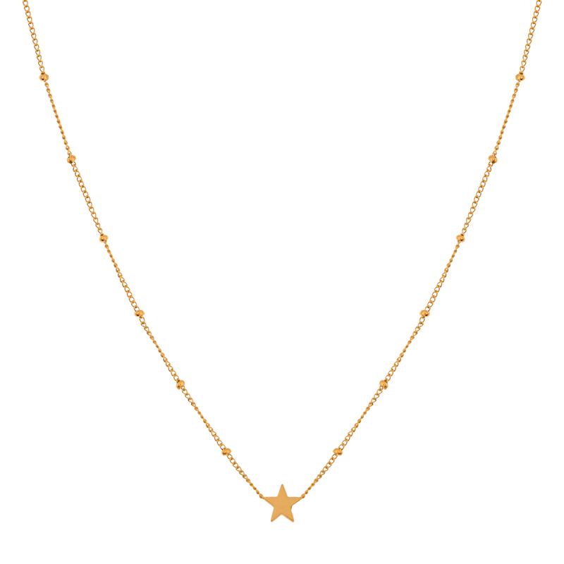 Necklace share star gold Necklace share star gold