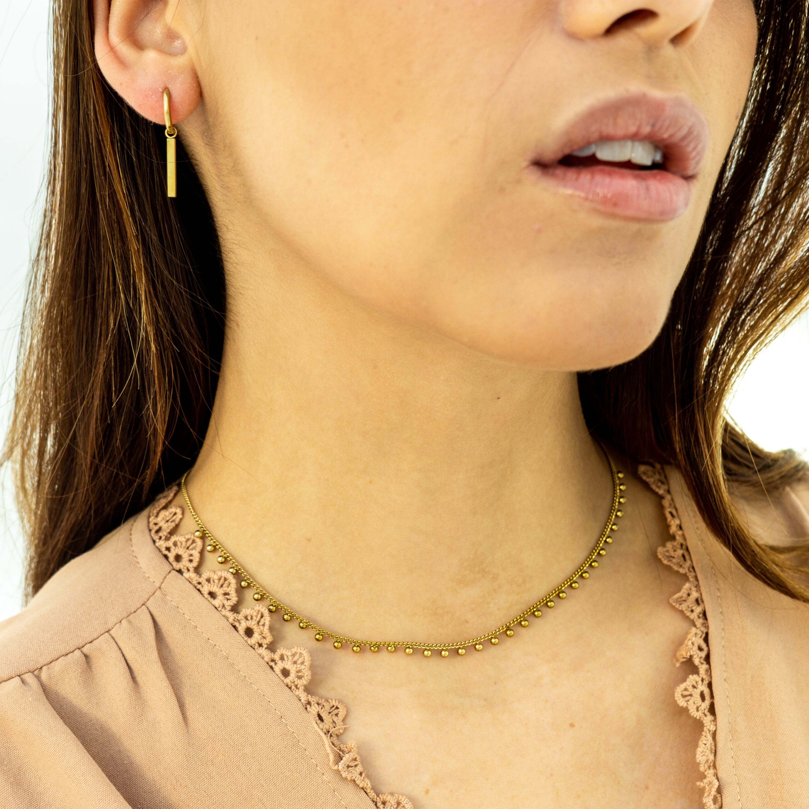 Ketting kleine balletjes Ketting kleine balletjes