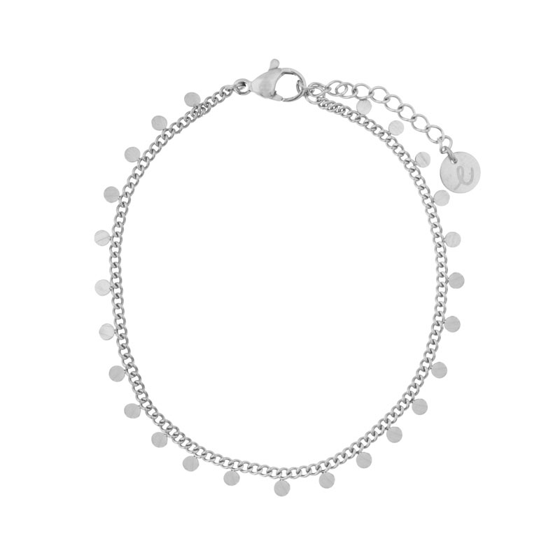 Anklet tiny coins silver Anklet tiny coins silver