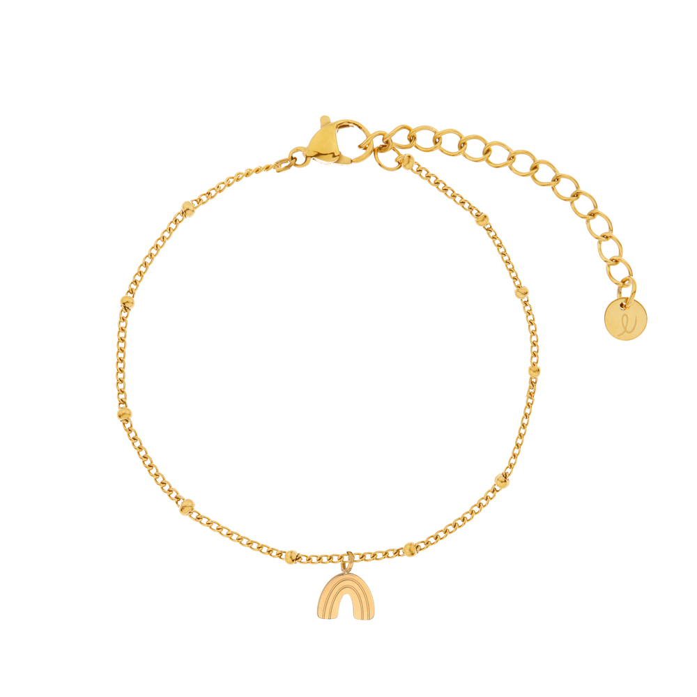 Armband bedel regenboog goud Armband bedel regenboog goud