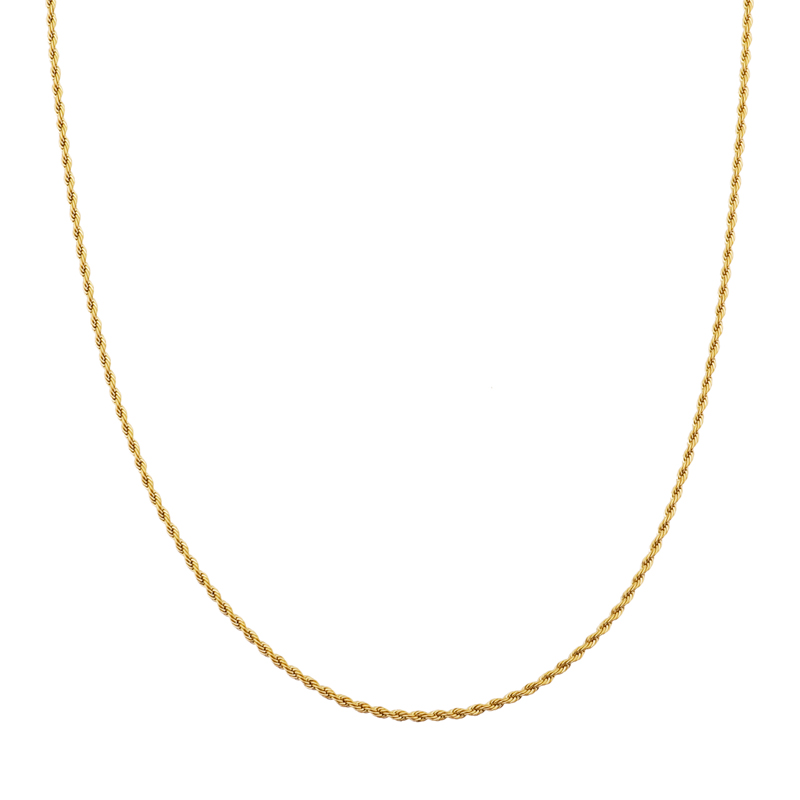 Necklace basic twisted gold Necklace basic twisted gold