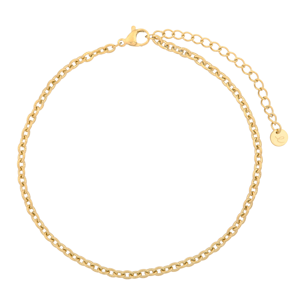 Anklet basic rounds gold Anklet basic rounds gold
