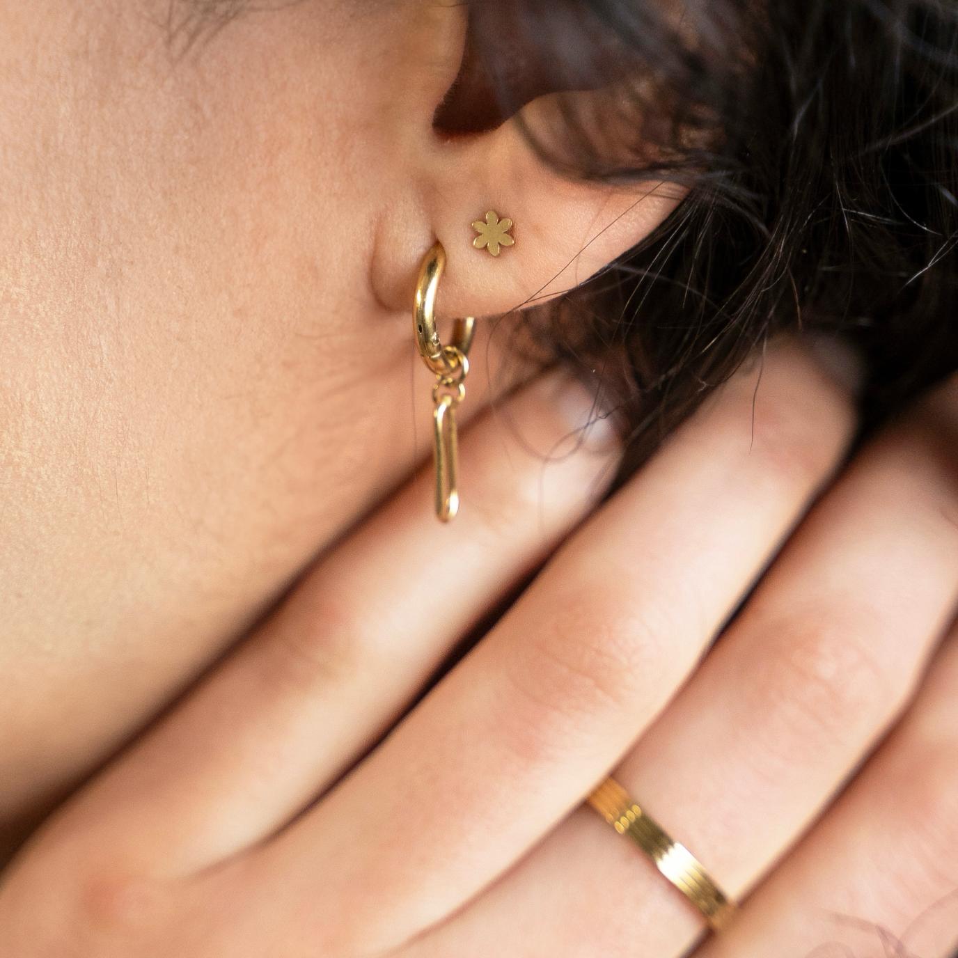 Stud earrings flower Stud earrings flower