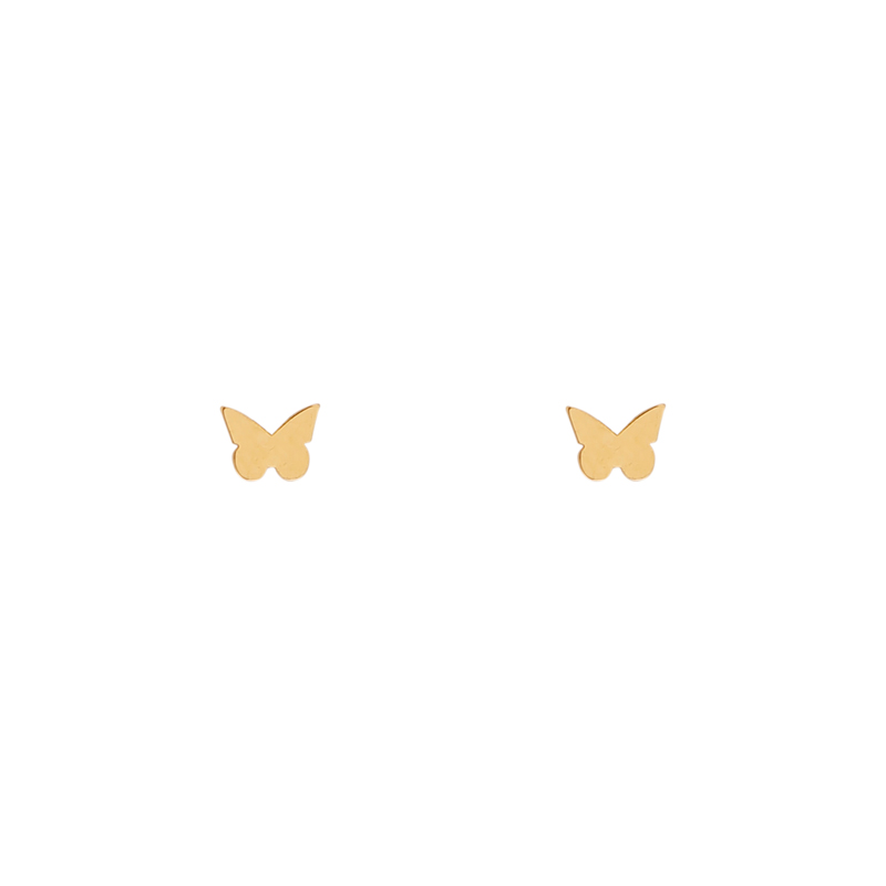 Stud oorknopjes vlinder goud Stud oorknopjes vlinder goud