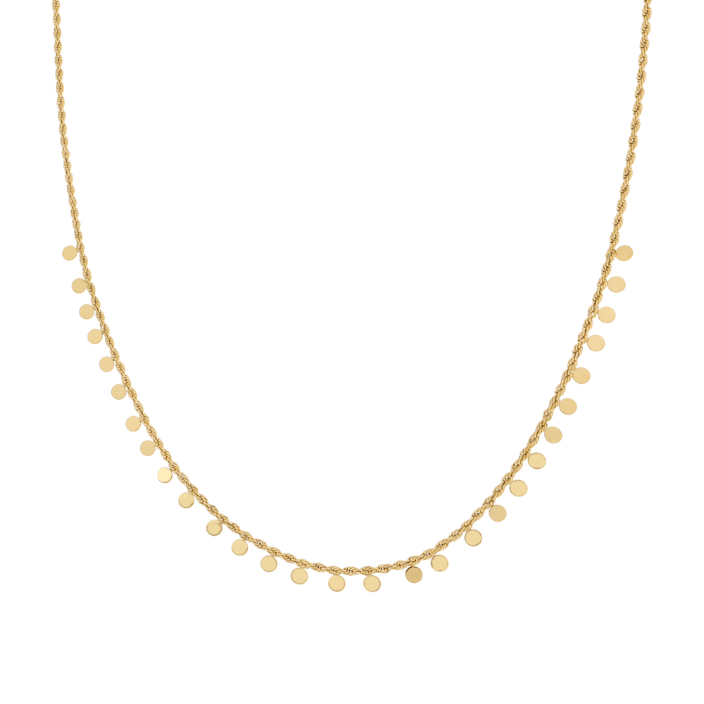 Necklace many coins gold Necklace many coins gold