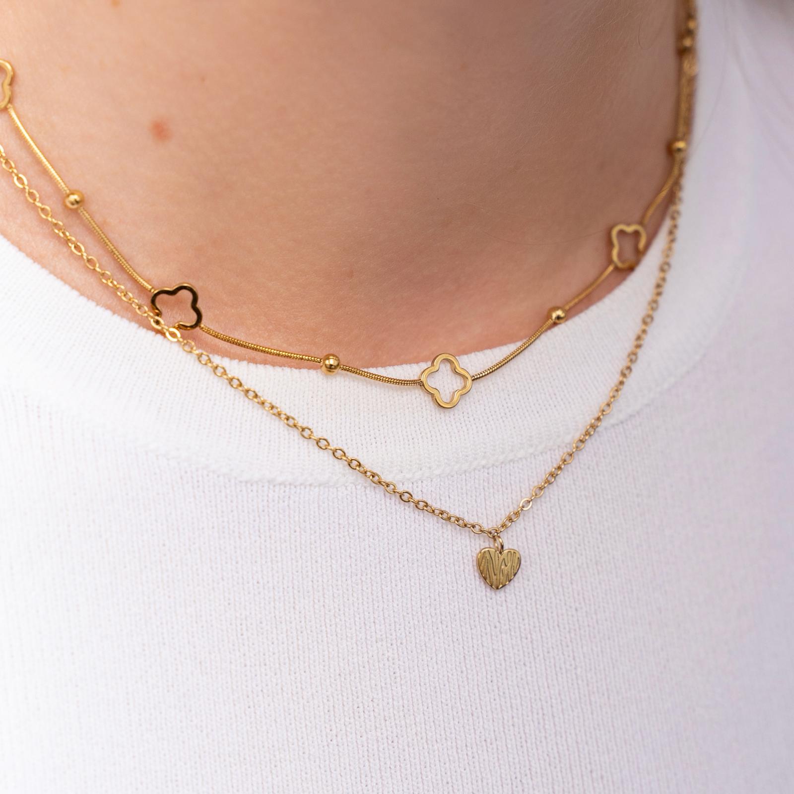 Necklace dots and clovers Necklace dots and clovers