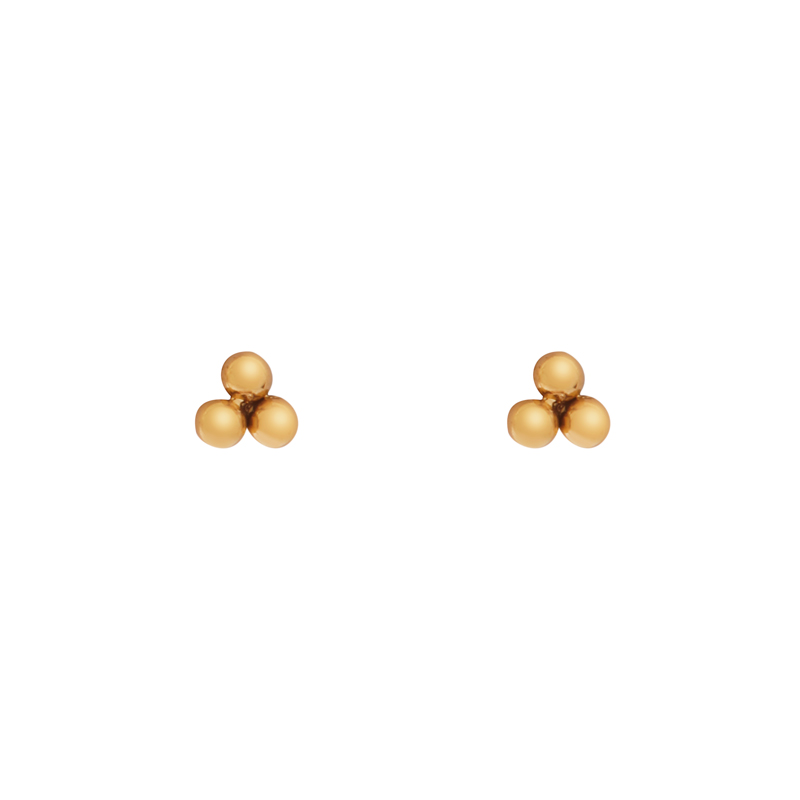 Stud earrings dots gold Stud earrings dots gold