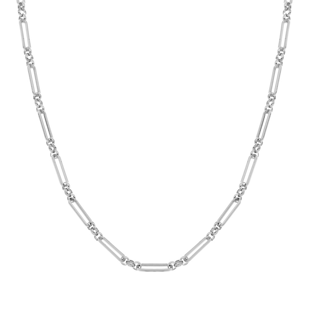 Necklace basic rounds and bars silver Necklace basic rounds and bars silver