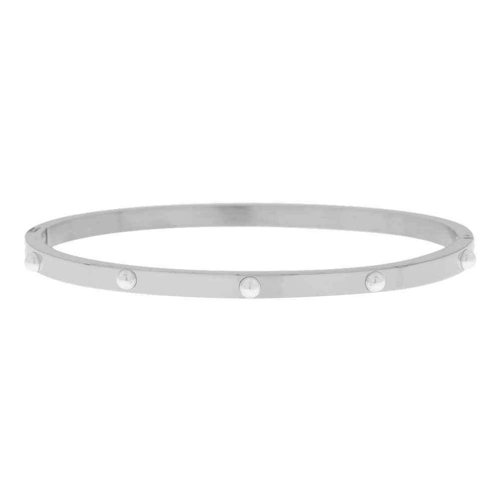 Bangle armband parels