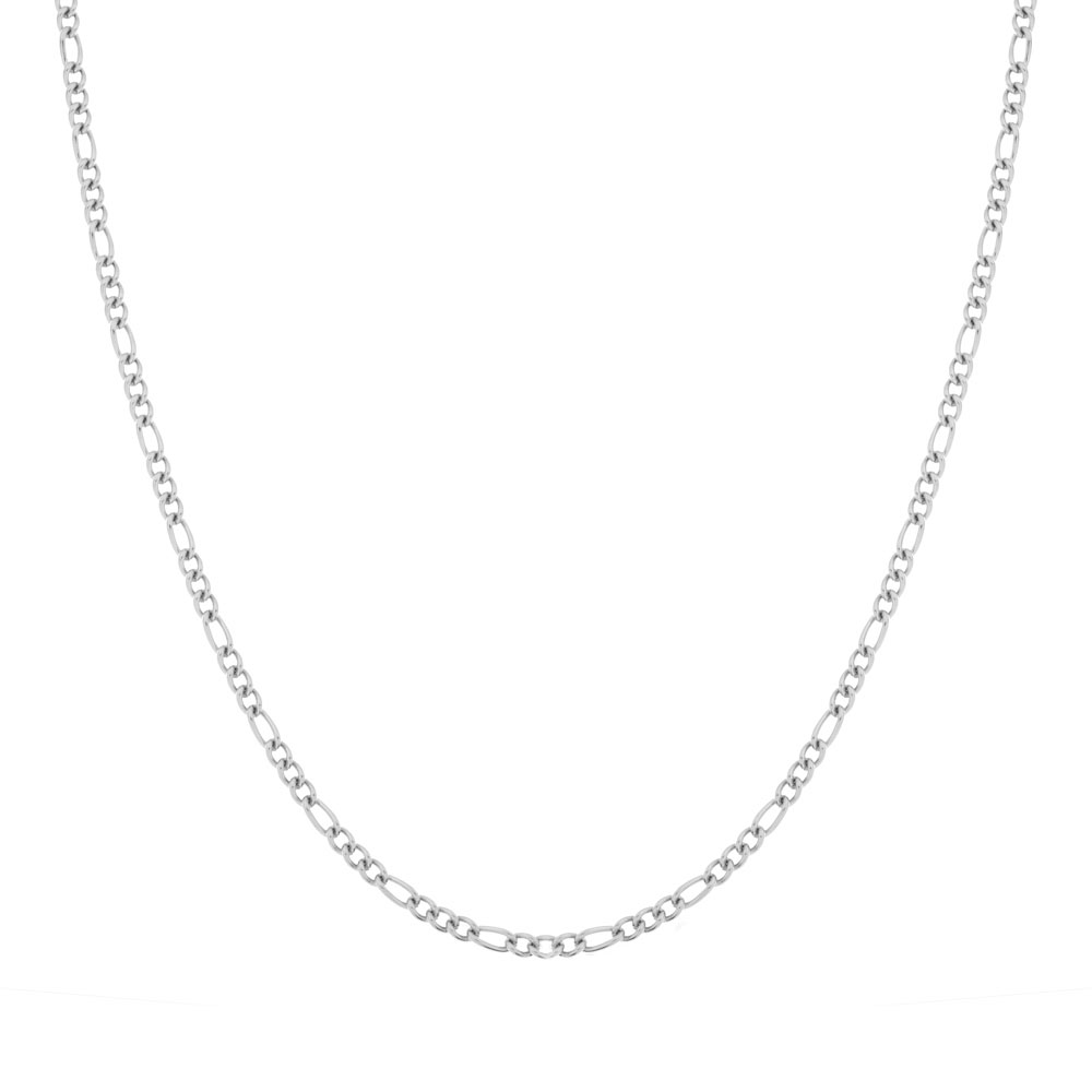 Necklace basic open mixed chain silver Necklace basic open mixed chain silver