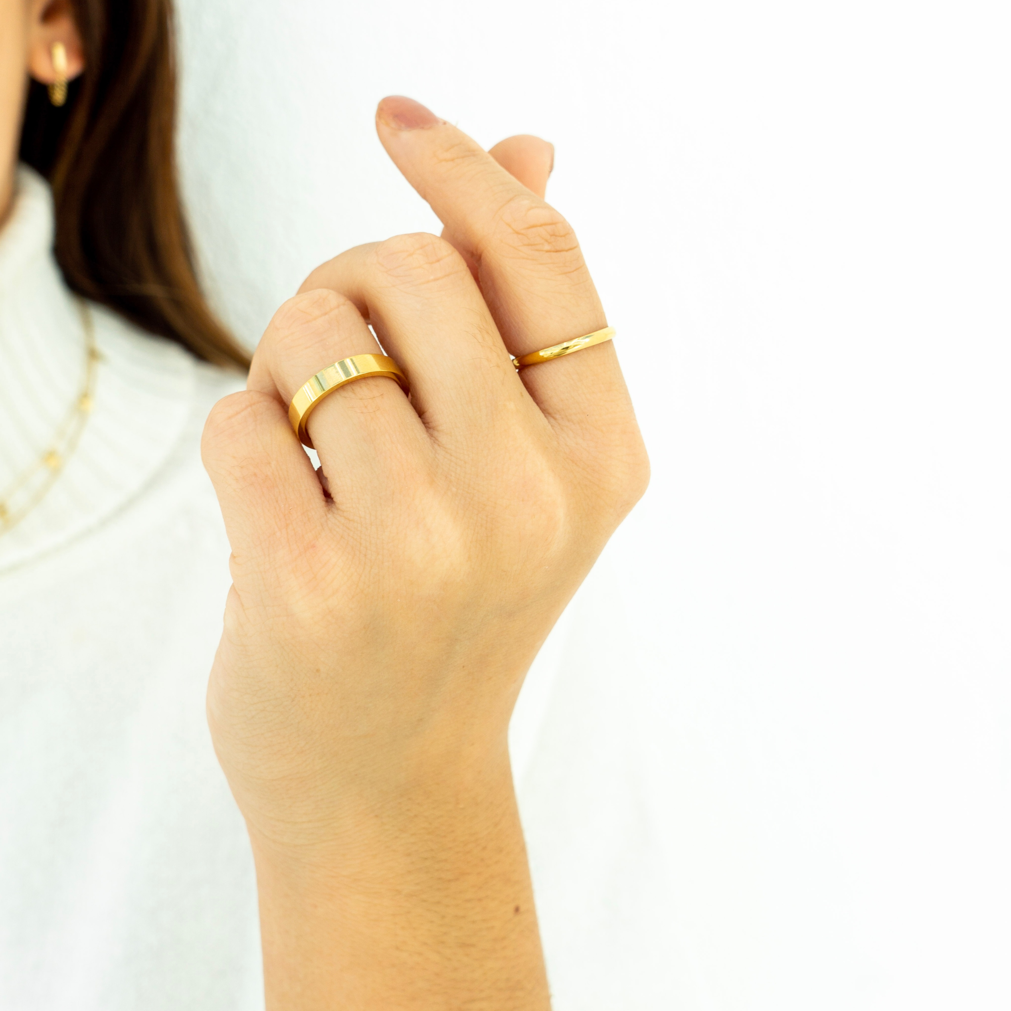 Ring basic square large Ring basic square large