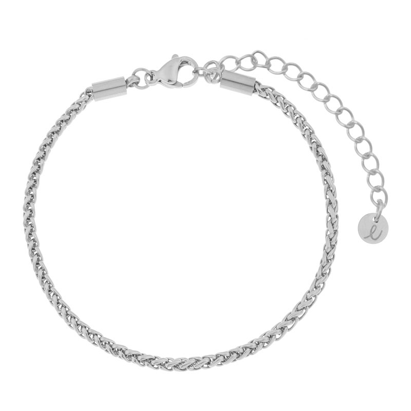 Anklet basic round silver