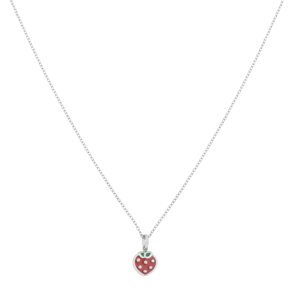 Necklace fruit strawberry