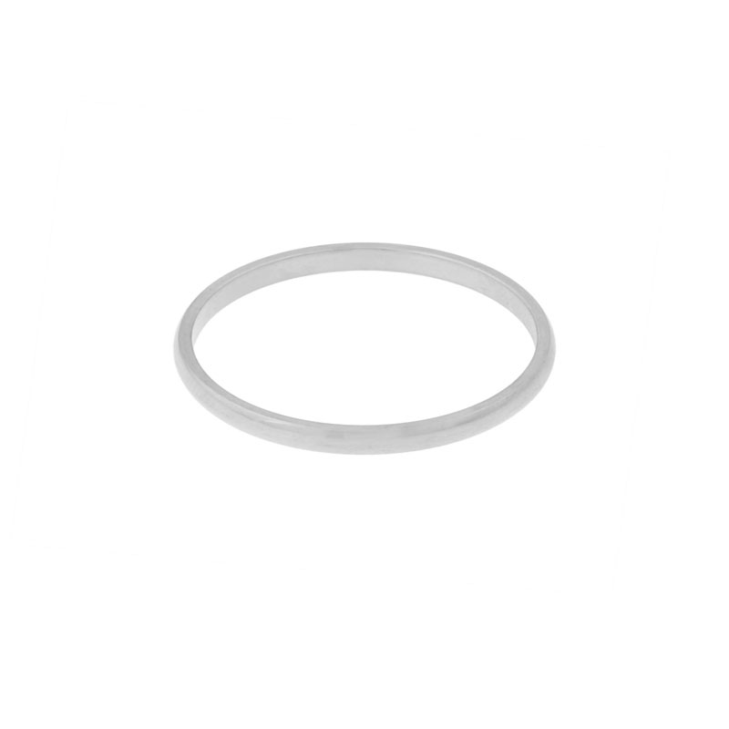 Ring basic round small silver Ring basic round small silver