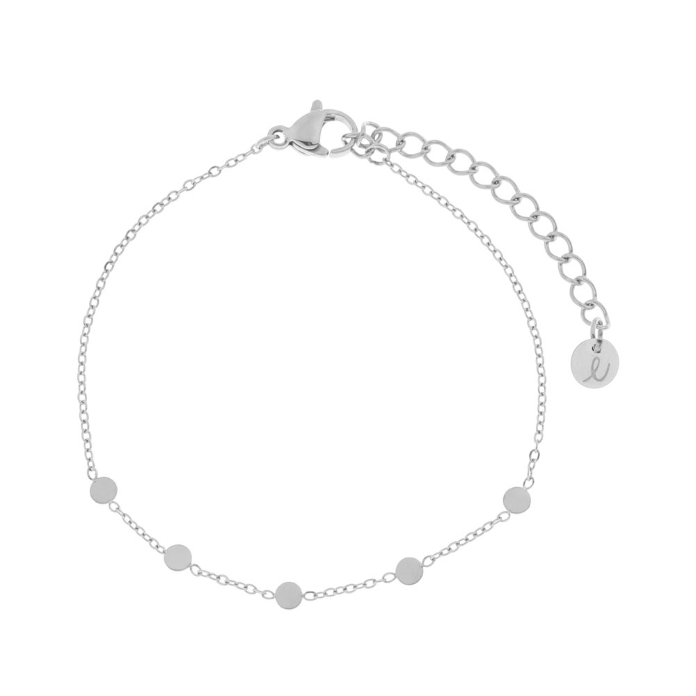 Bracelet classic coins silver