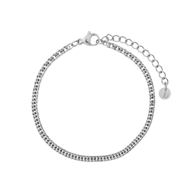 Bracelet basic chain silver Bracelet basic chain silver