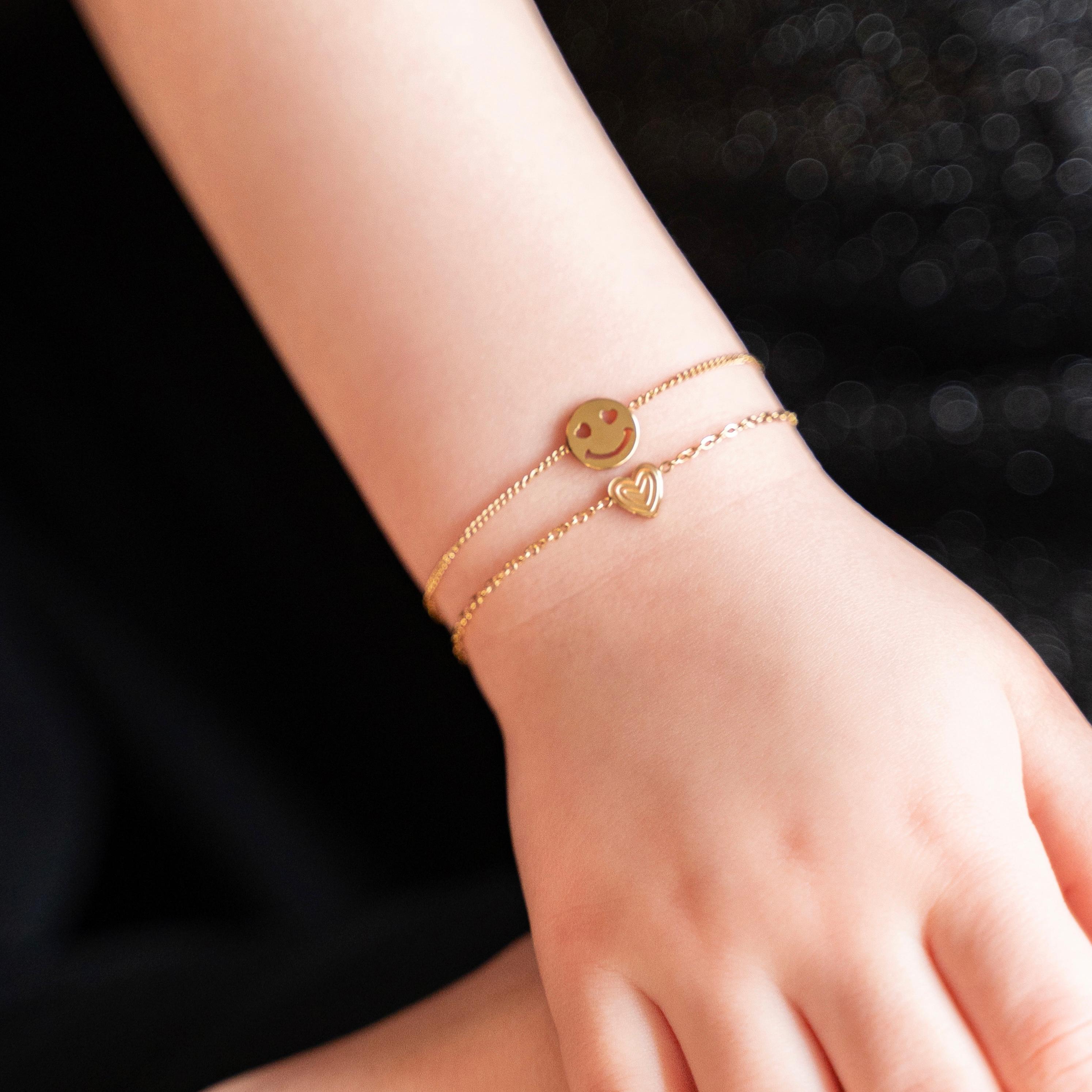 Armband schattig hart in hart
