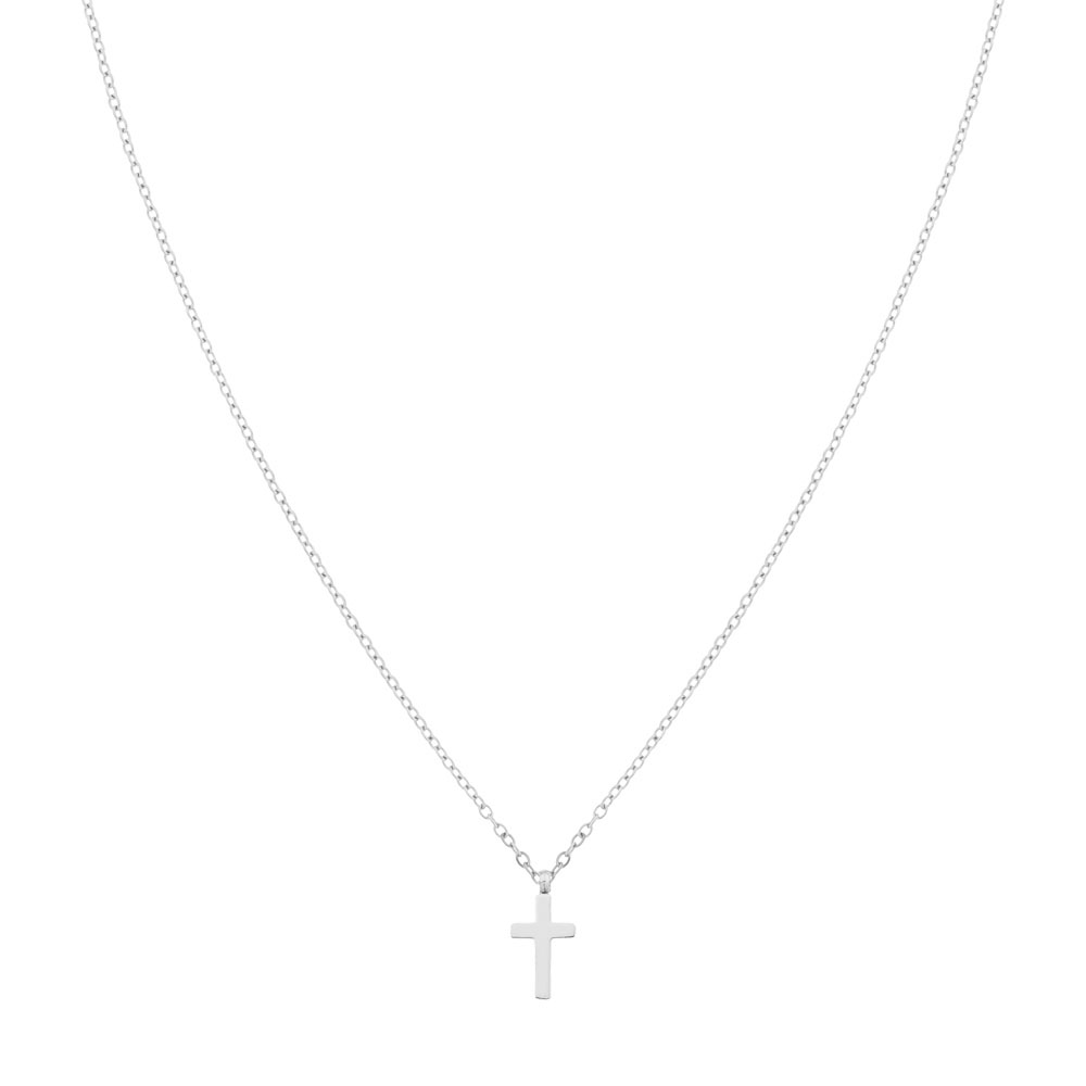 Ketting bedel kruisje zilver Ketting bedel kruisje zilver