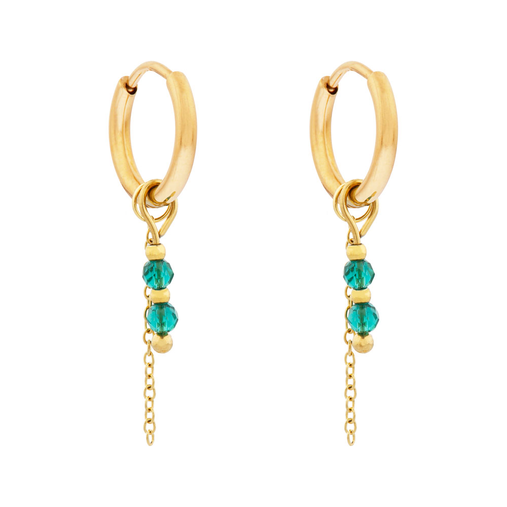 Oorbellen minimalistisch wish goud Oorbellen minimalistisch wish goud