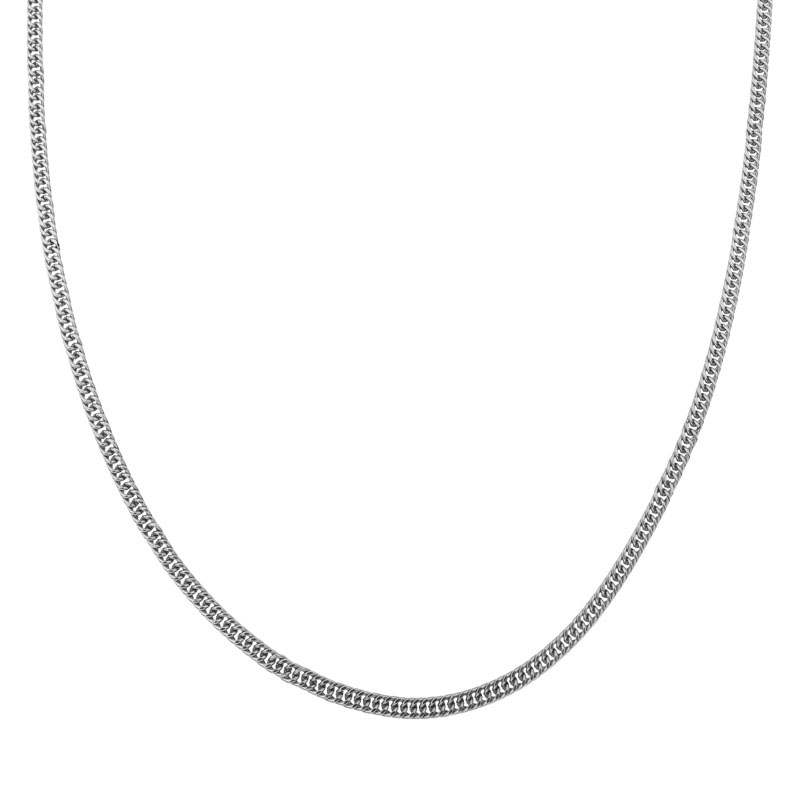 Ketting basic fijne schakel zilver