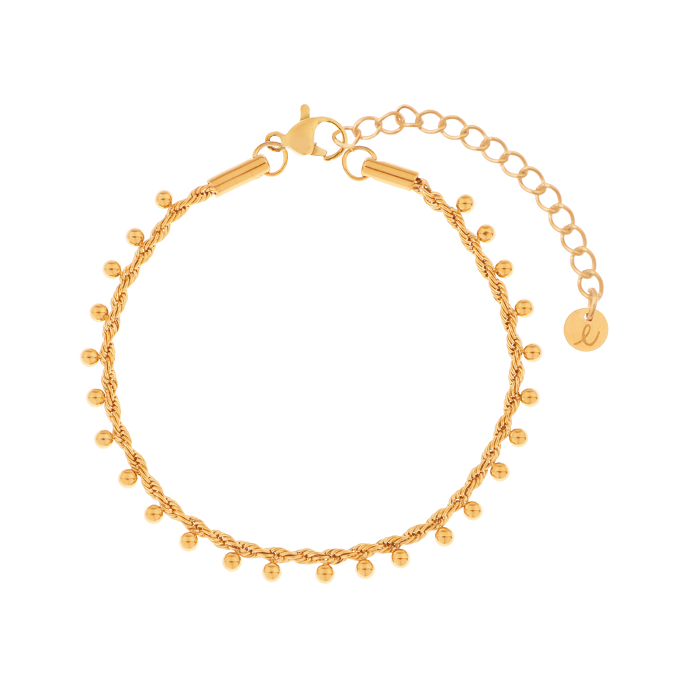 Anklet many dots gold Anklet many dots gold