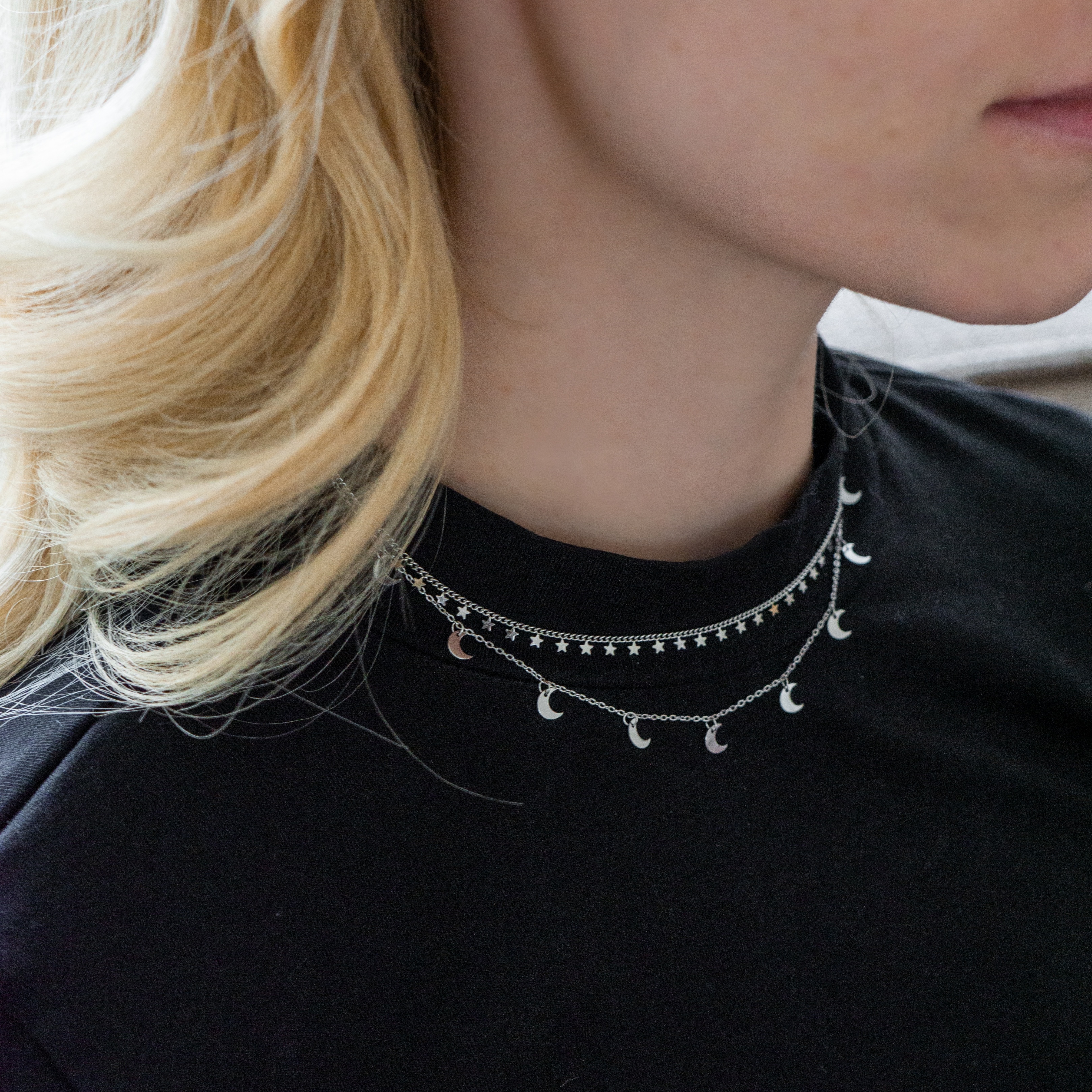 Ketting met een boel maantjes Ketting met een boel maantjes