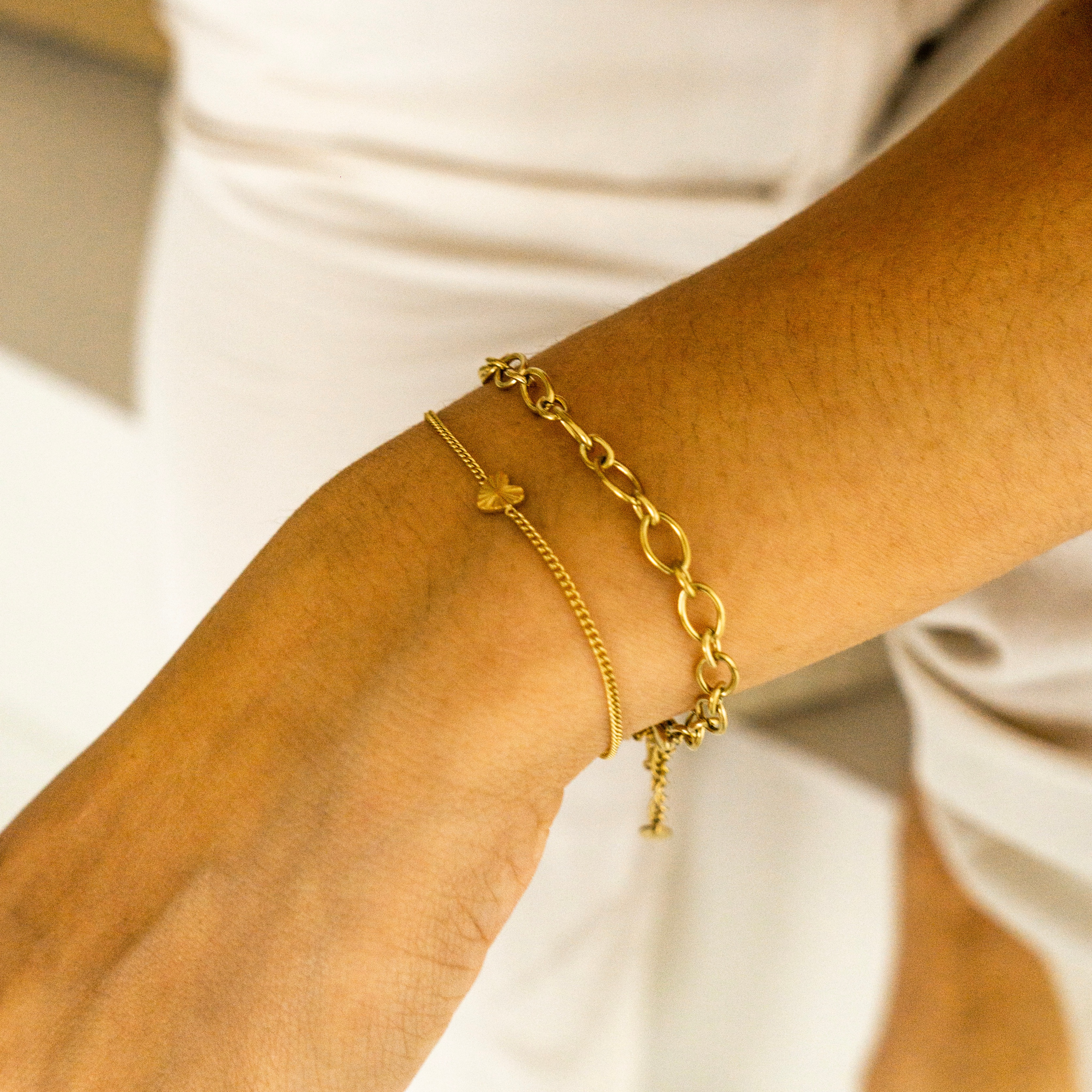 Armband gevlamd hartje Armband gevlamd hartje