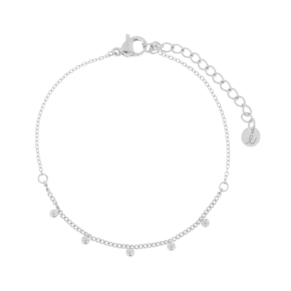 Bracelet subtle dots silver
