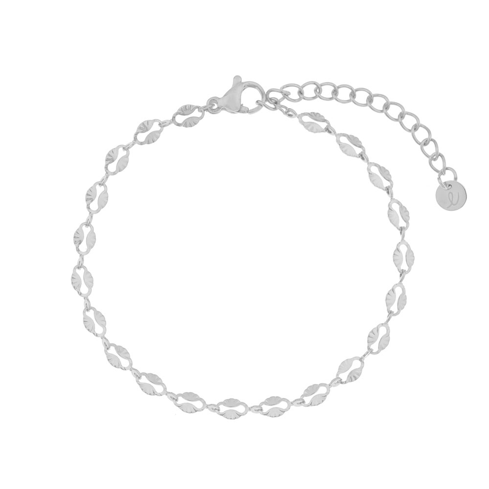 Armband basic schelp zilver Armband basic schelp zilver