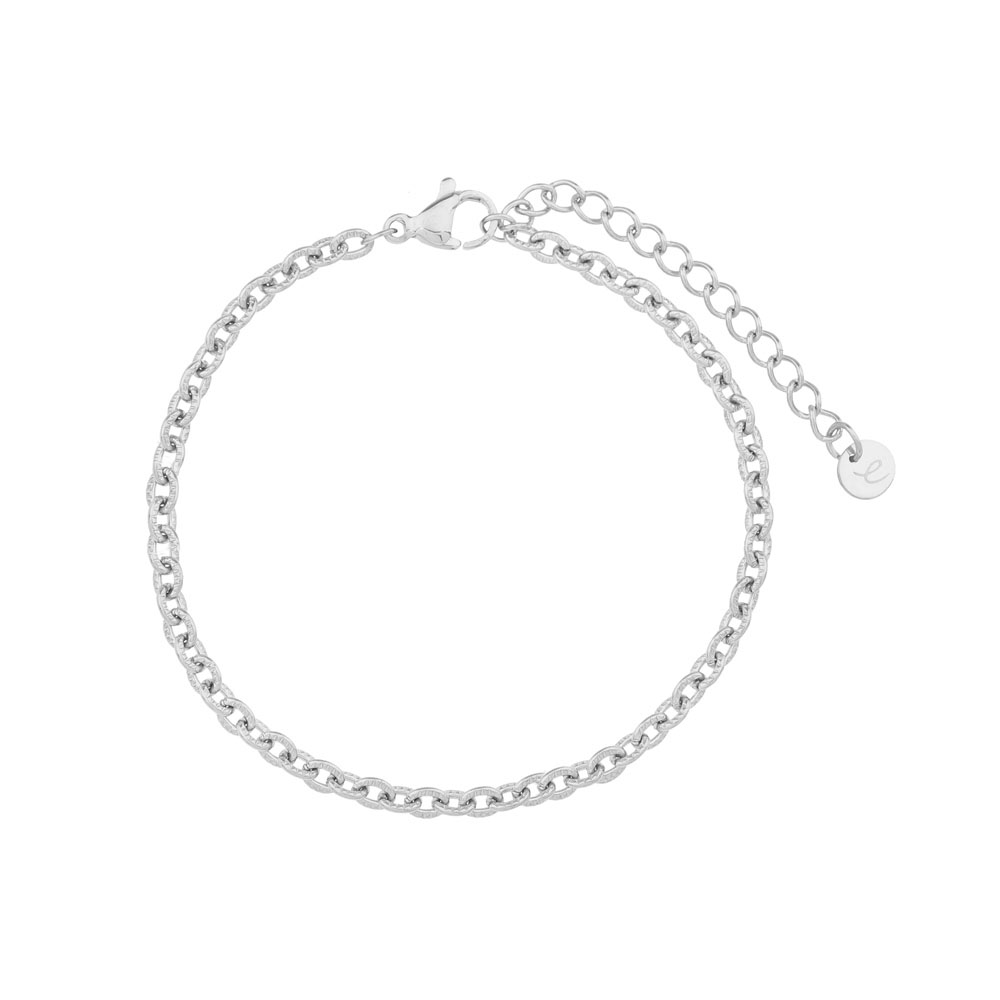 Armband basic rondjes zilver