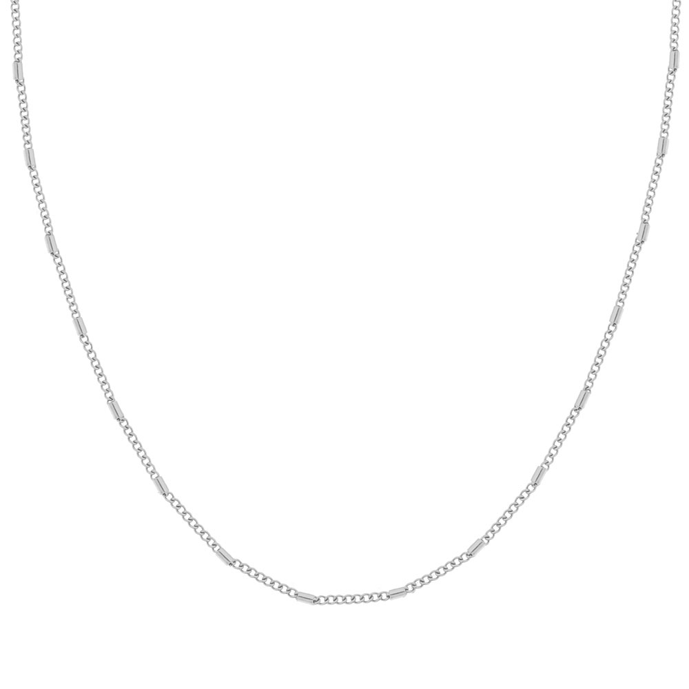 Necklace basic staafjes zilver