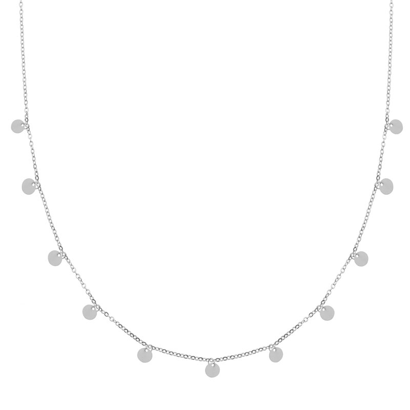 Necklace a lot of coins silver Necklace a lot of coins silver
