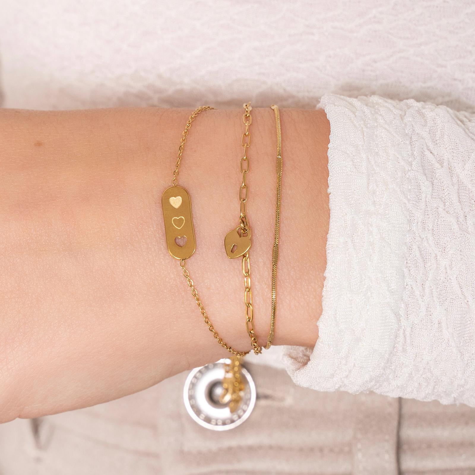 Bracelet share 3 hearts Bracelet share 3 hearts