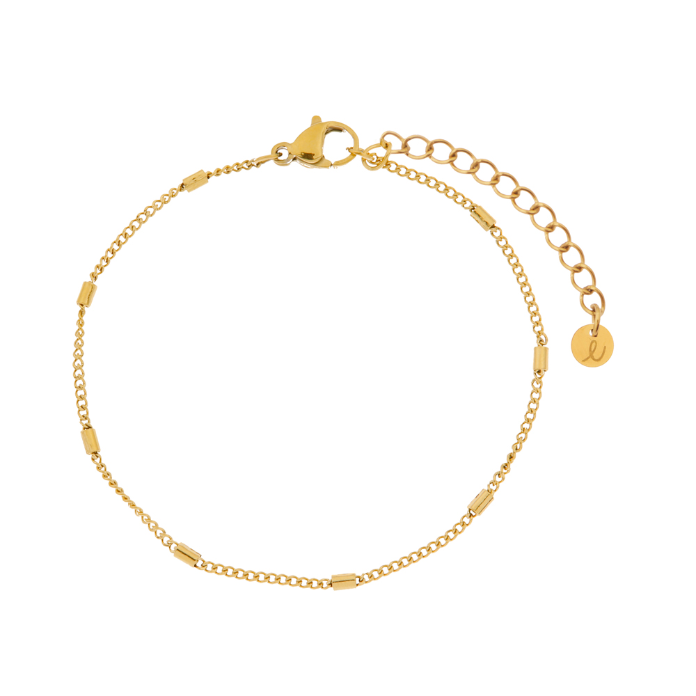 Enkelbandje basic staafjes goud Enkelbandje basic staafjes goud