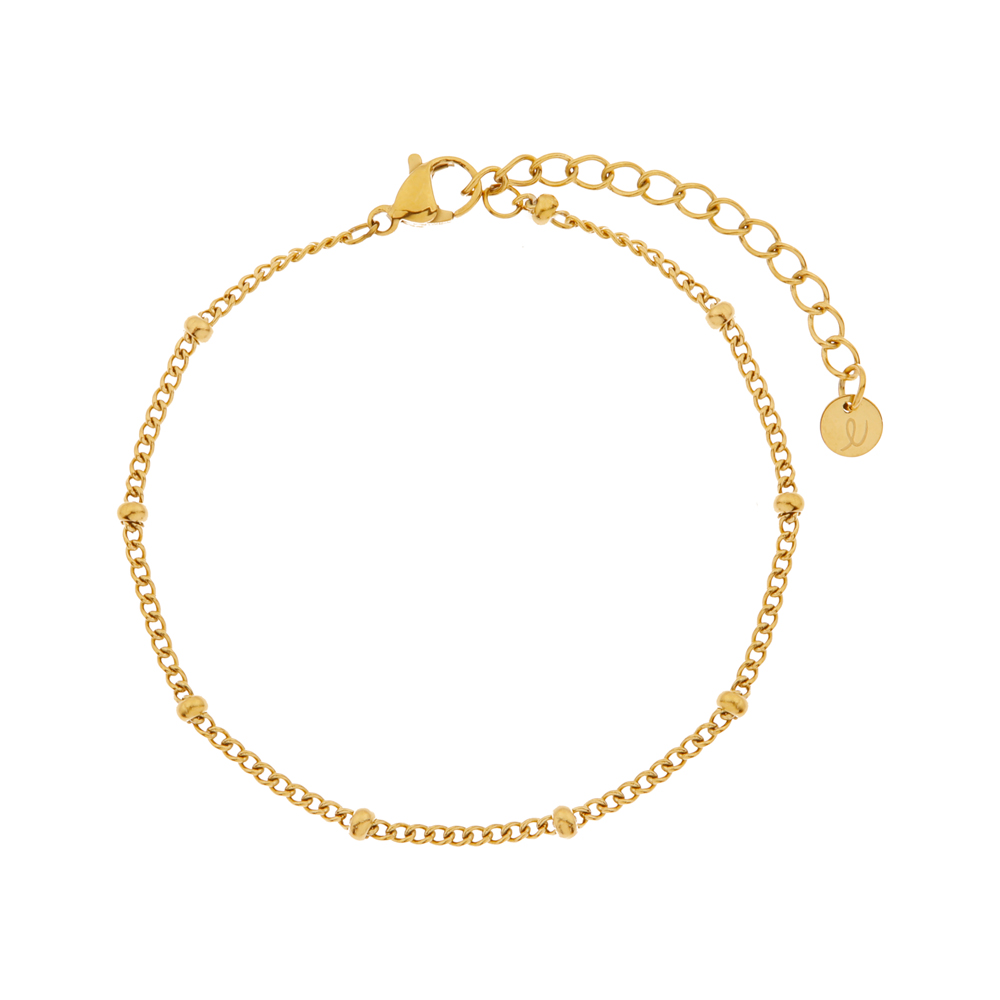 Anklet basic dots gold Anklet basic dots gold