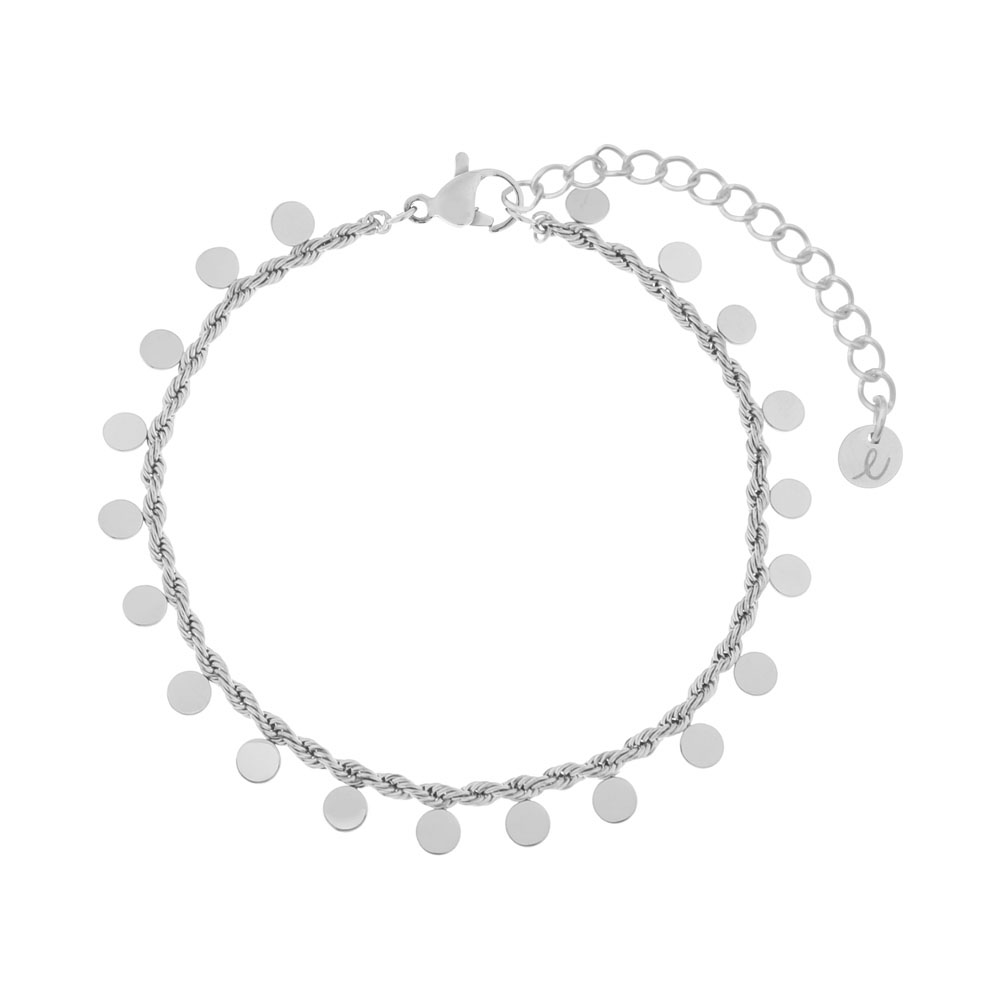 Anklet many coins silver Anklet many coins silver