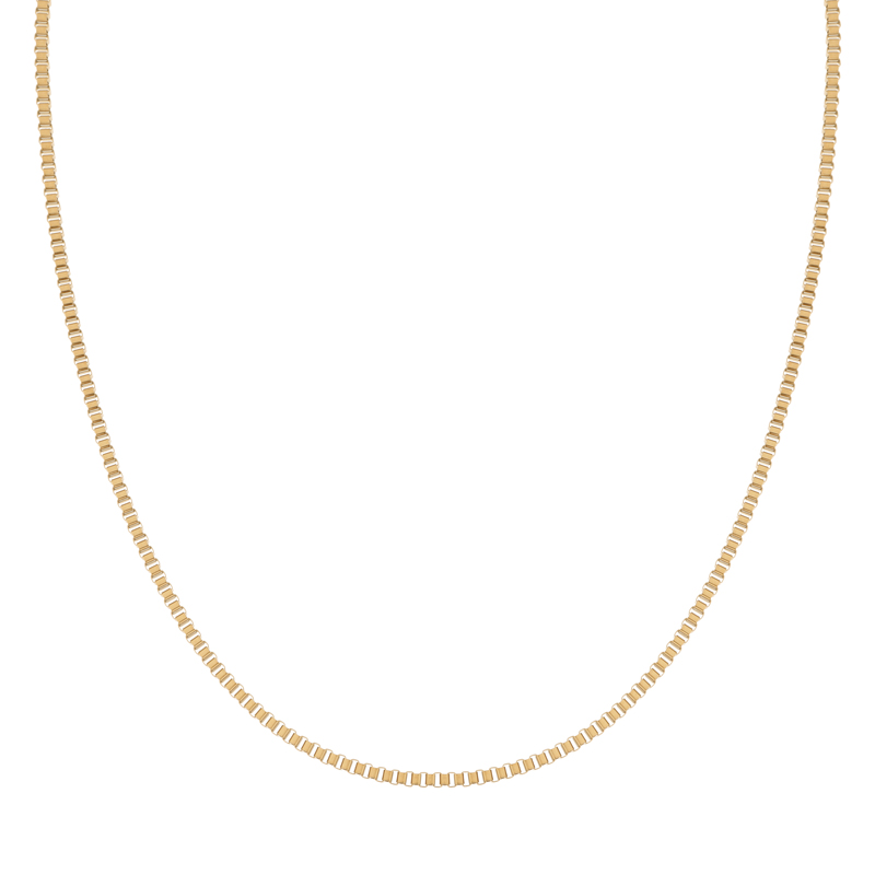 Necklace basic blocks gold Necklace basic blocks gold