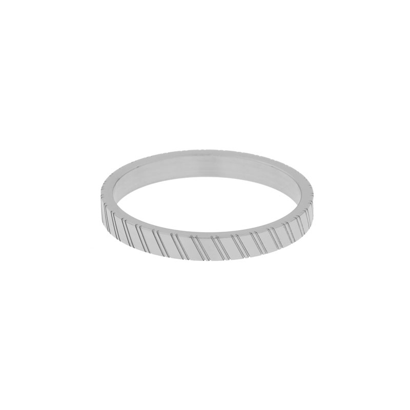 Ring fine tilted stripes silver Ring fine tilted stripes silver