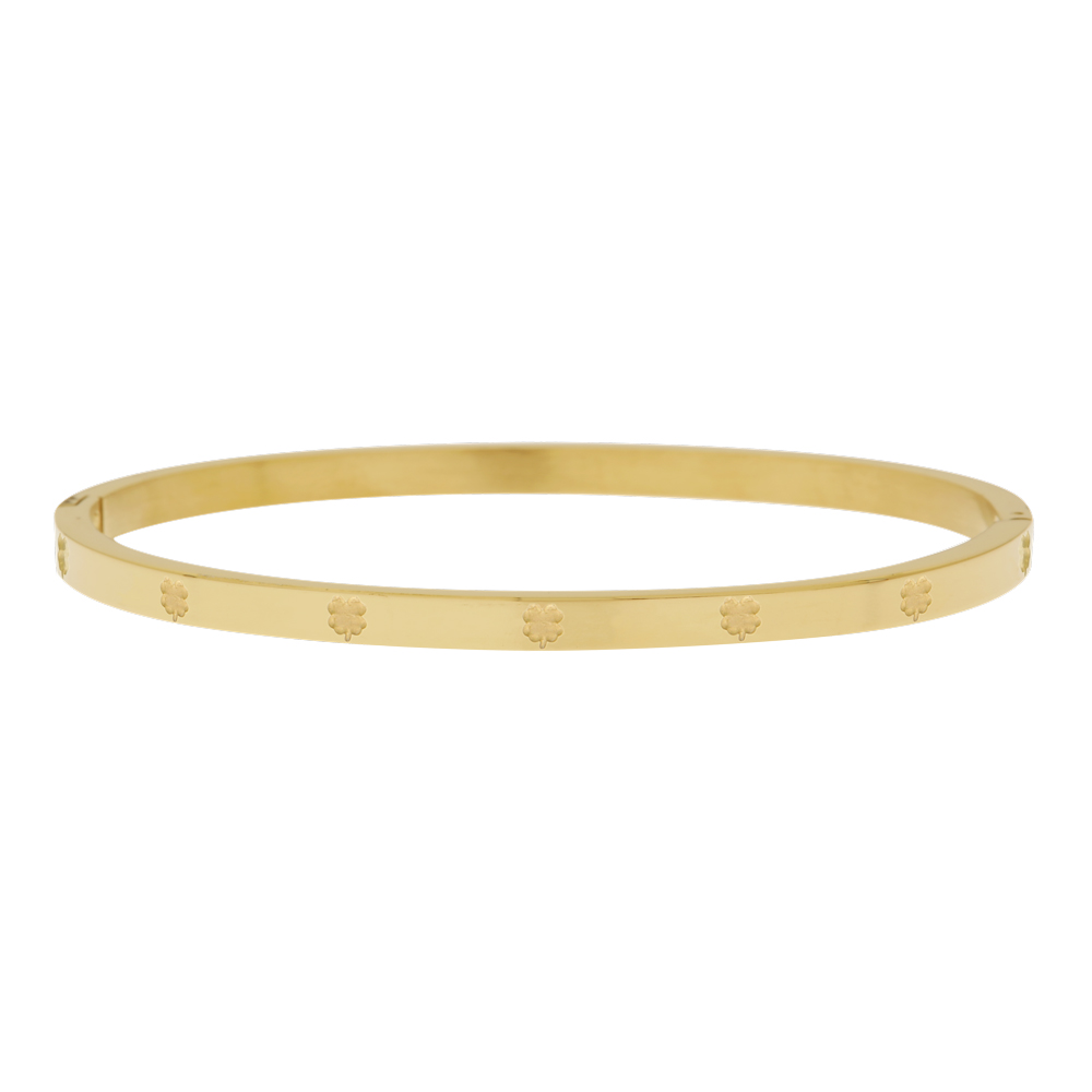 Bangle armband klavertjes Bangle armband klavertjes