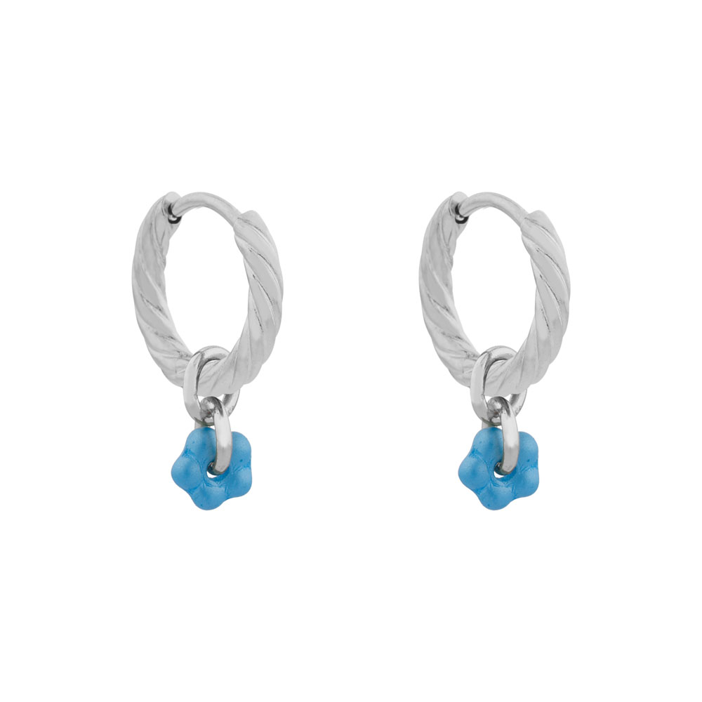 Oorbellen minimalistisch daydream zilver Oorbellen minimalistisch daydream zilver