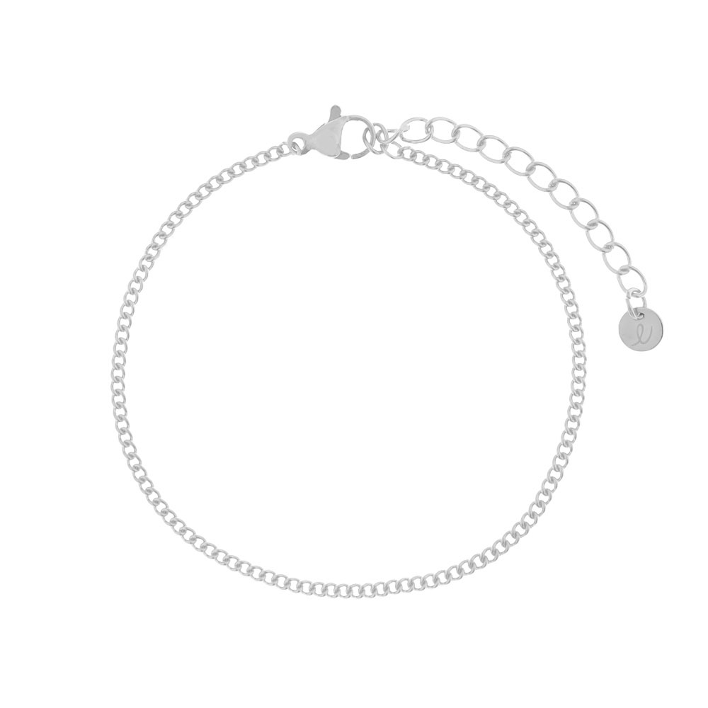 Armband basic fijne schakel smal Armband basic fijne schakel smal